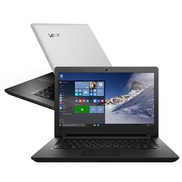 notebook lenovo ideapad 110 intel celeron dual core 4gb 500gb tela 14 pol - prata