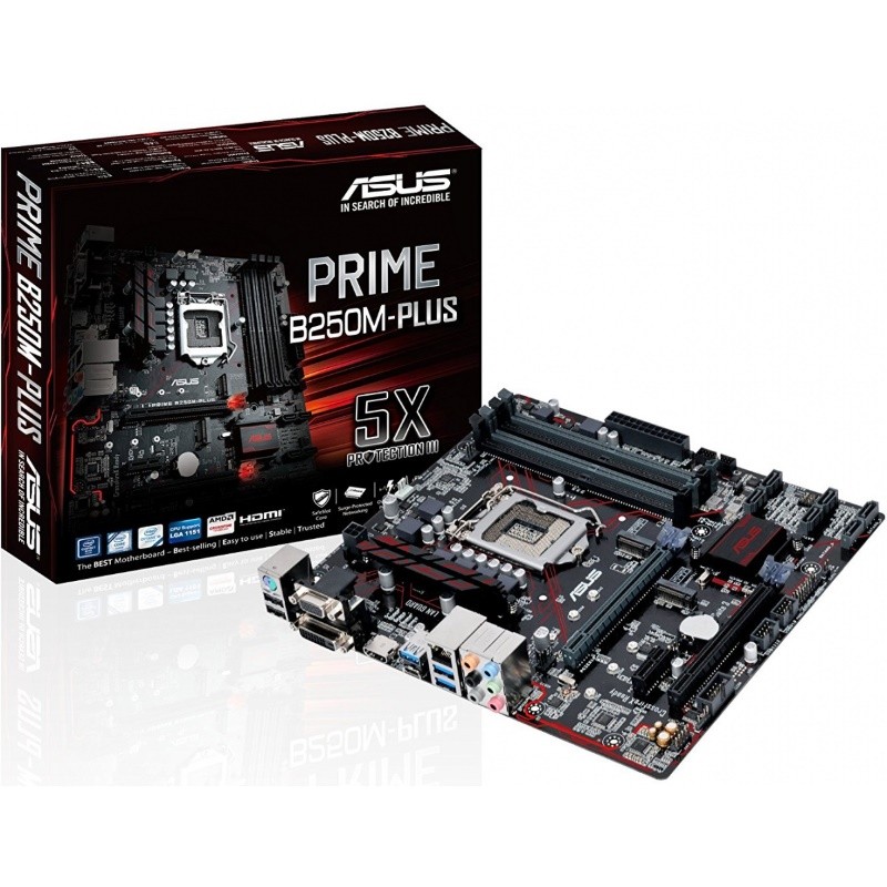 placa mae 1151 asus prime b250m-plus