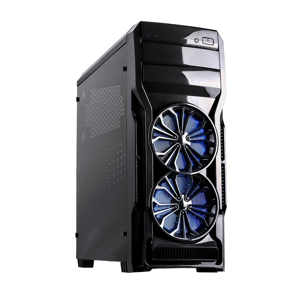 gabinete c3tech game-mt-g650 bk preto sem fonte