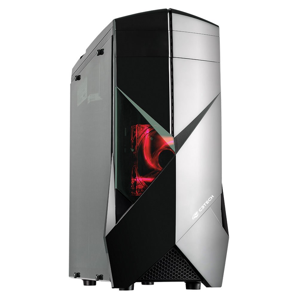 gabinete c3tech game-mt-g300bk  preto sem fonte