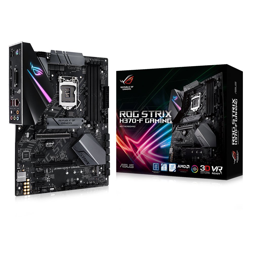 placa me 1151 asus h370- f-gaming-rog strix-ddr-4