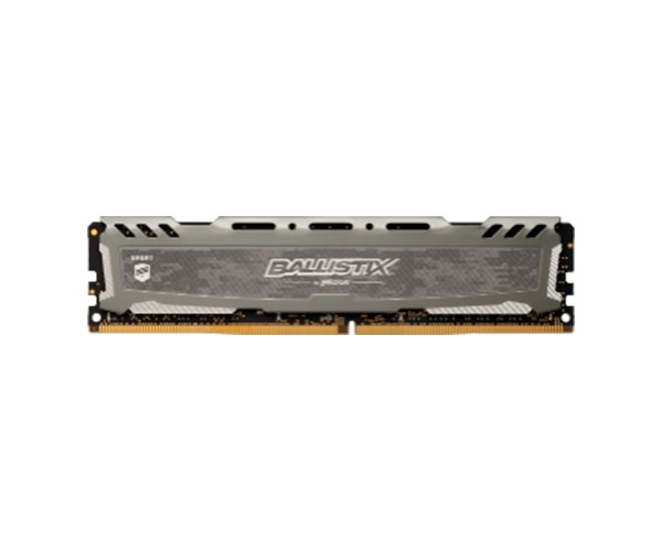 memoria ddr4 2400 8gb crucial ballistix sport grey