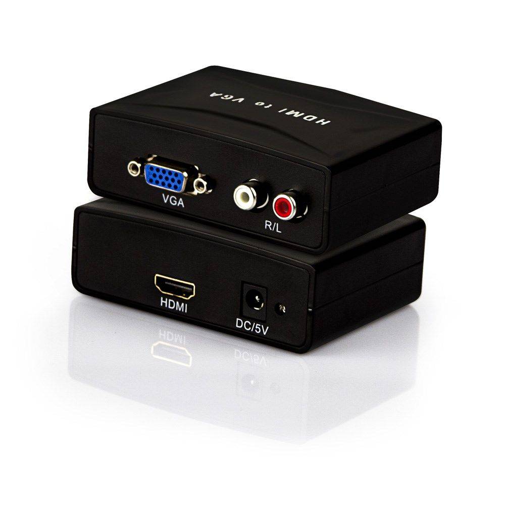conversor vga femea p, hdmi+audio-vac v2h100 exbom