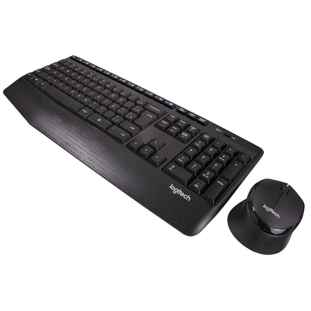 kit tec, mouse confort wireless logitech mk345