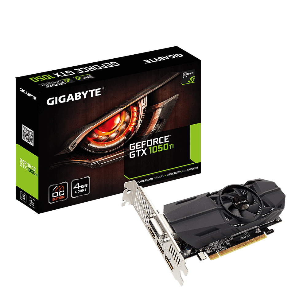 vga pci-e 4gb gigabyte geforce gtx1050-ti gddr5-gl
