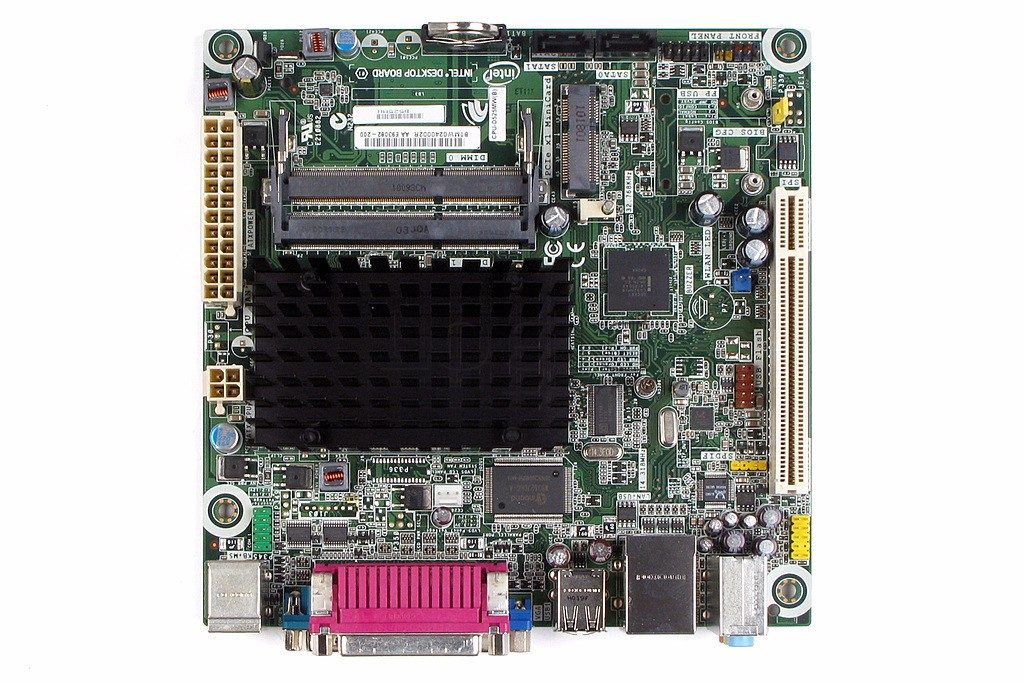 placa mae intel mini itx d525mw-itx