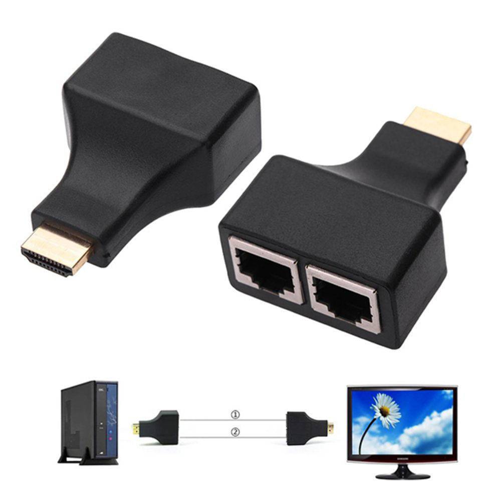 extensor hdmi 3d 30mts via cat 5, 6  xt 30m