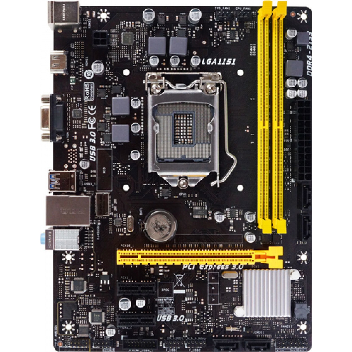 placa mae 1151 biostar h110 mhc-ddr-4