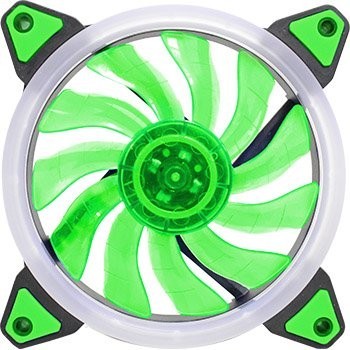fan p, gab, gamer12 cm k-mex led verde -af-g1225