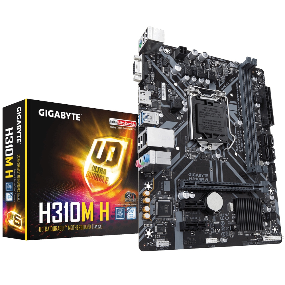 placa mae 1151 gigabyte h310m-h  ddr4