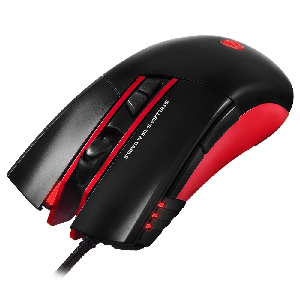 mouse optico usb gamer c3tech stellers mg-200 rd