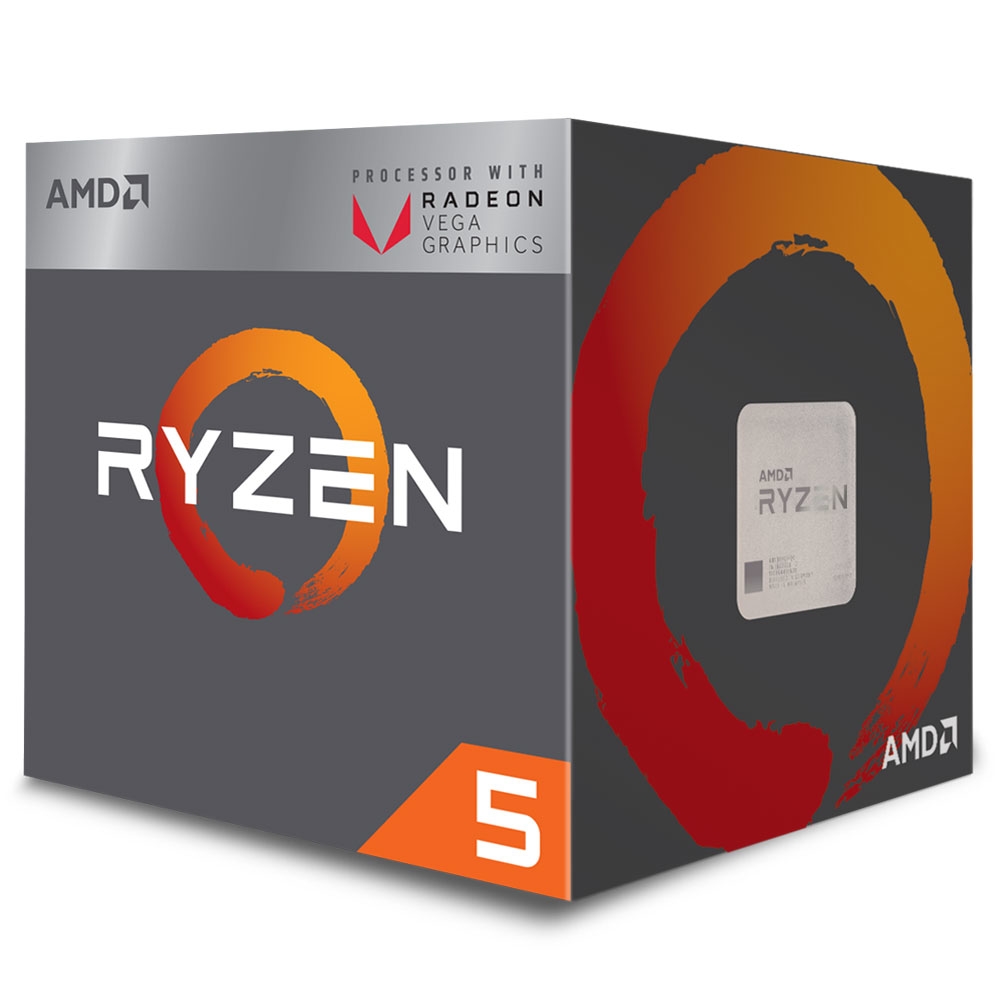 proc amd ryzen 5 2400g 3.6 ghz 4 core am4 6 mb