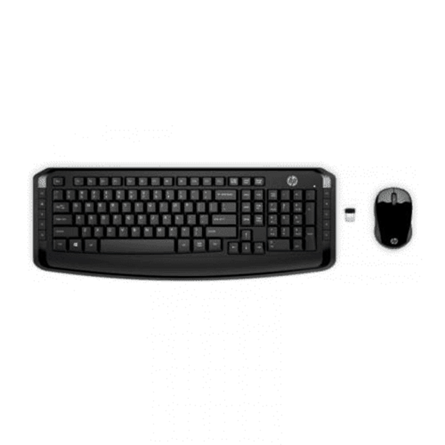 kit tec ,  mouse wireless hp-300- preto