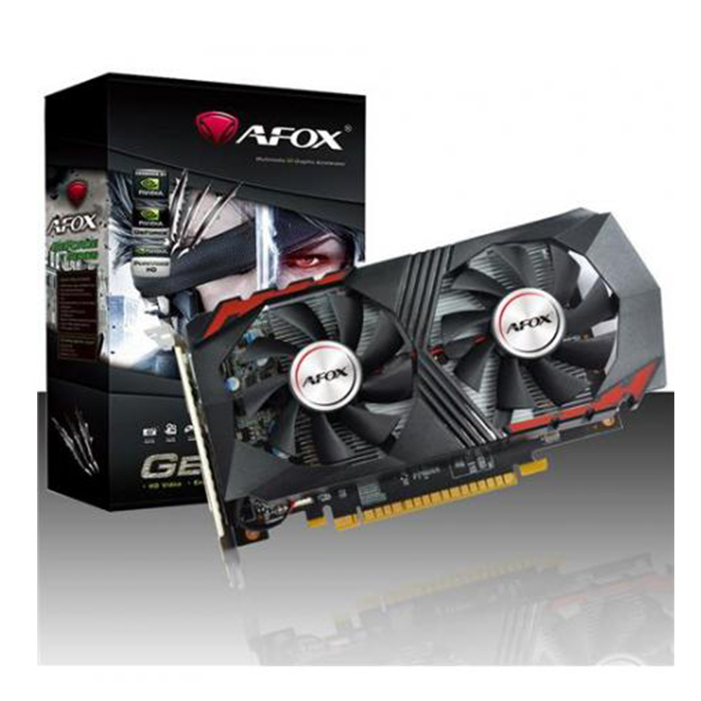 vga pci-e 2gb afox geforce gtx1050 128bit gddr5