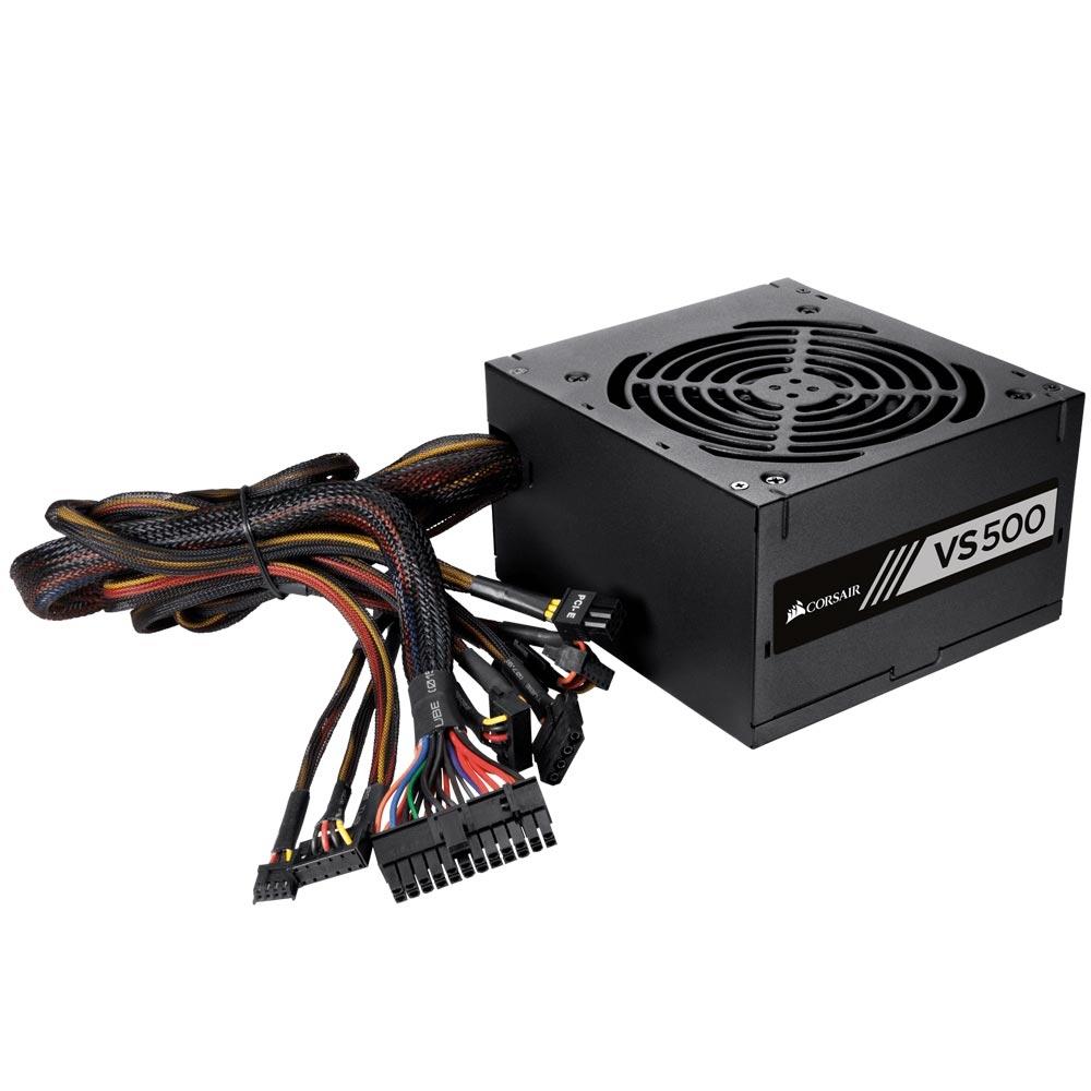 fonte 500w real corsair-vs 500w-cp-9020118-la