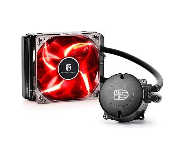 water cooler deepcool maelstrom 120t (amd ,  intel) - led vermelho - dp-gs-h12rl-ms120t-red