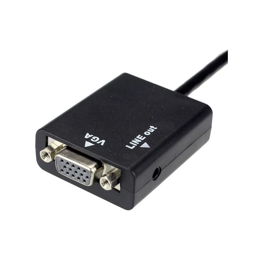 cabo conversor hdmi p, vga femea  24cm-rohs