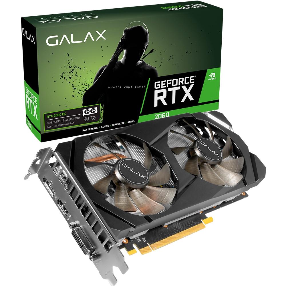 vga pci-e 6gb galax geforce-rtx2060 192 bits gddr6