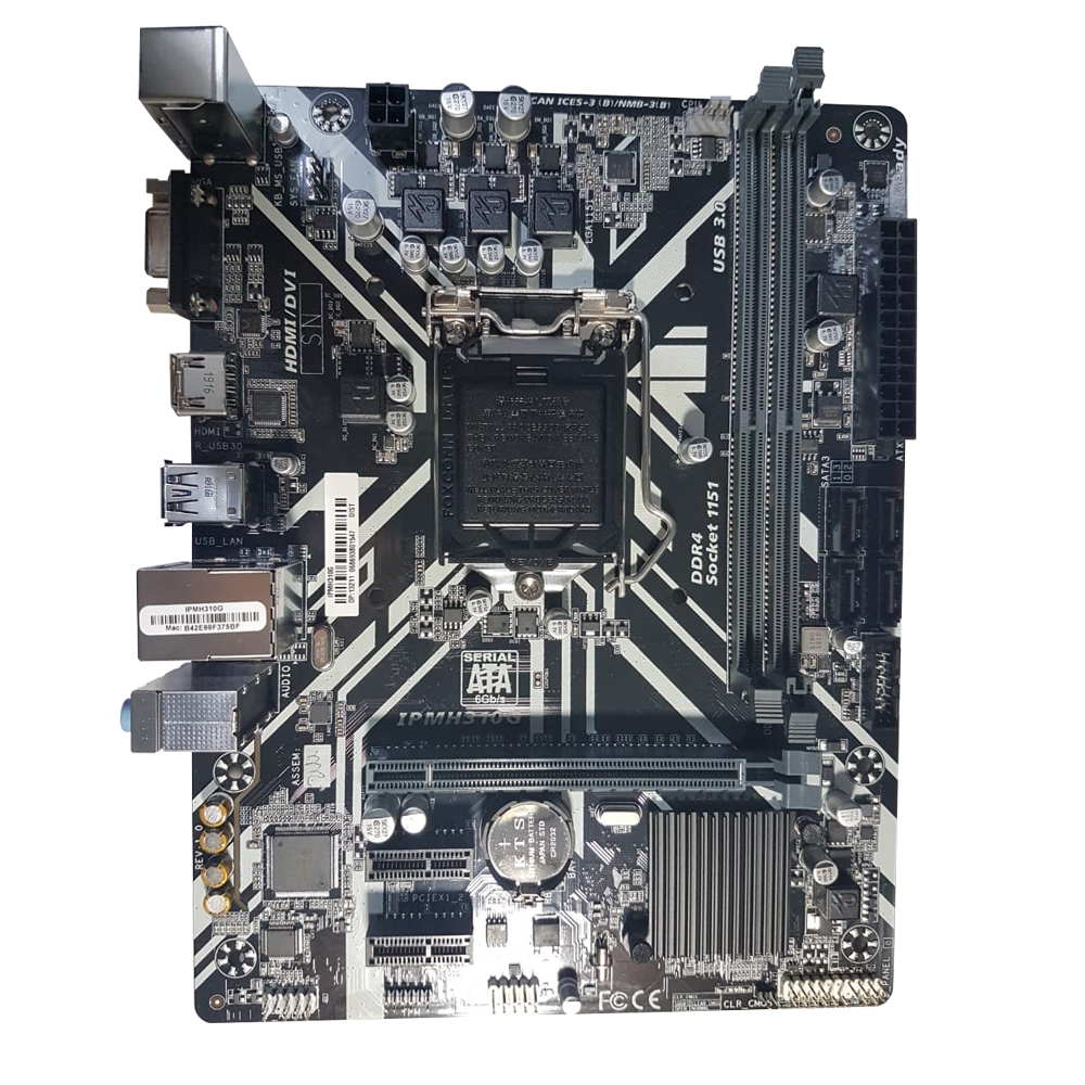 placa mae 1151 pcware ipmh310g -ddr4