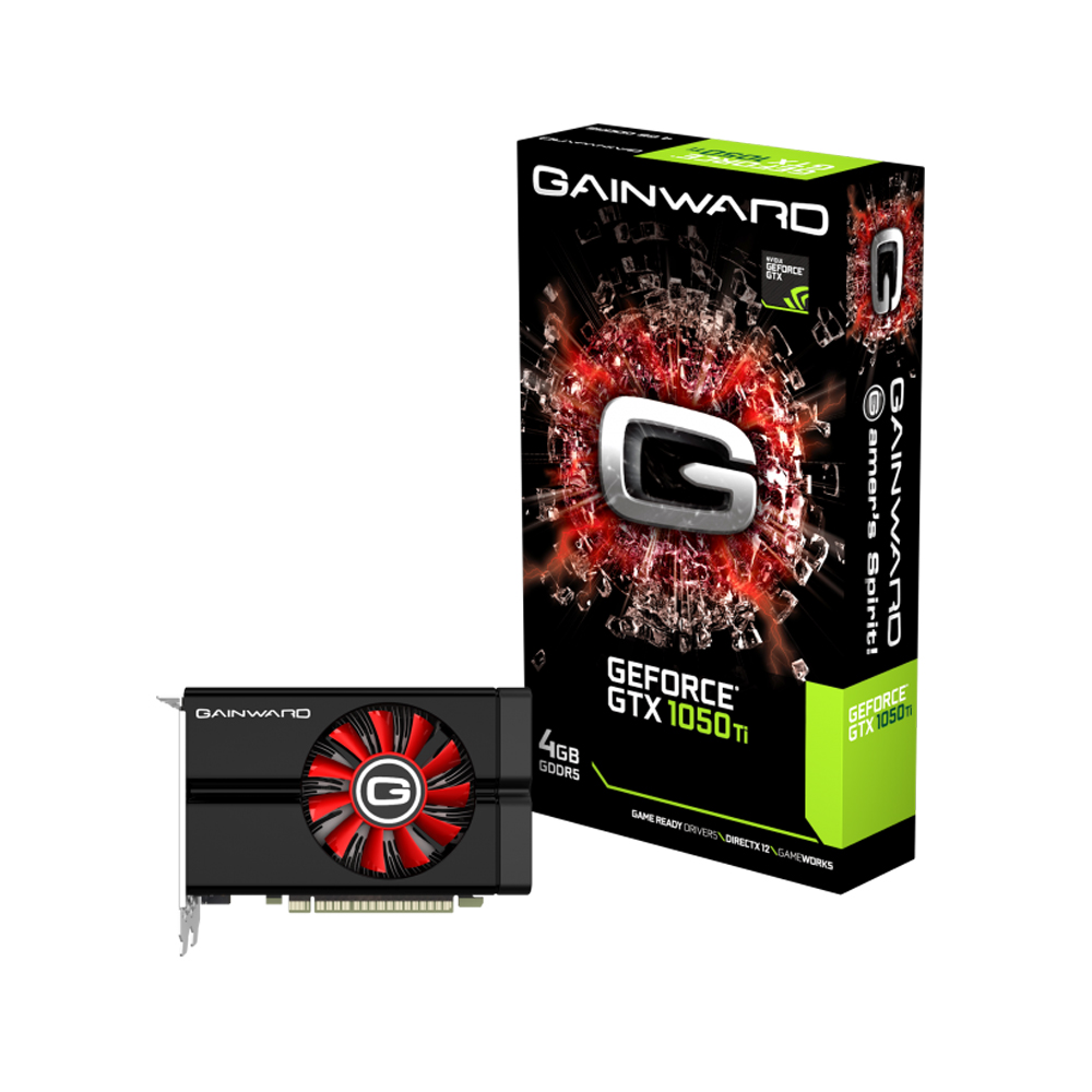 placa de video geforce gtx1050ti - 4gb - gddr5 - 128 bits - gainward