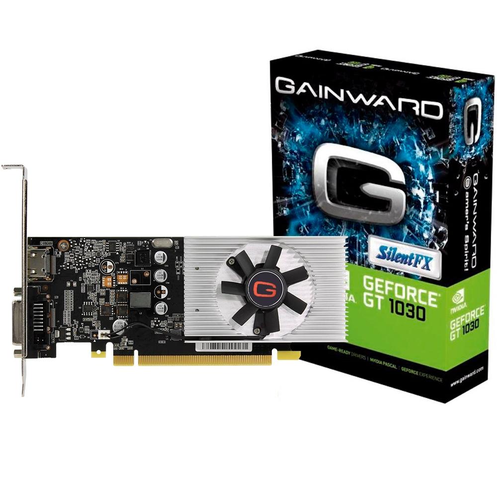 placa de video geforce gt1030 - 2gb - gddr5 - 64 bits - gainward