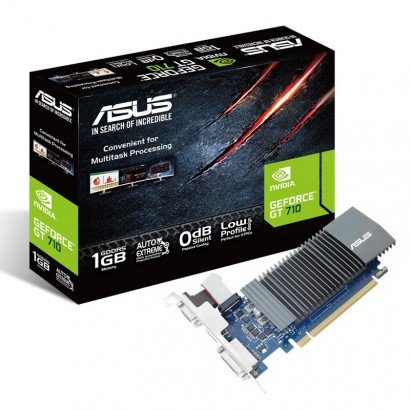placa de videio geforce gt 710 - 1gb - gddr5 - asus