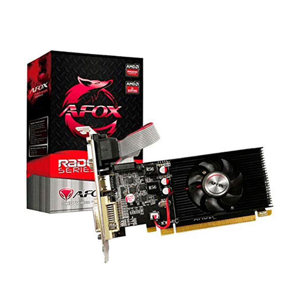 placa de video radeon r 5-230 2gb ddr3  64bits low profile  afox