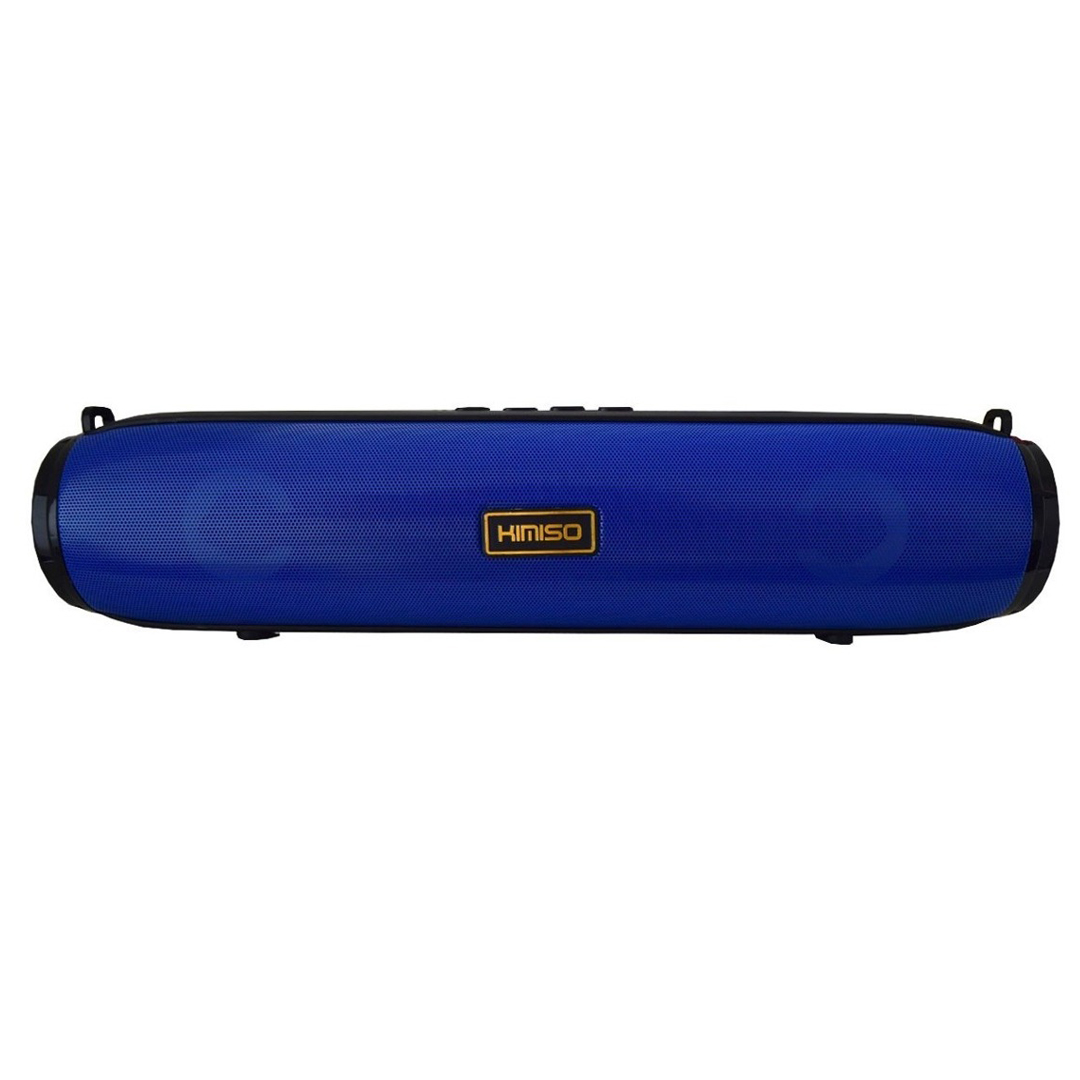 cx de som kimiso bluetooth-usb-km-203 azul, preta