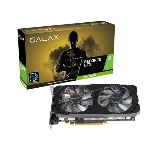 placa de video vga pci-e 6gb galax geforce-gtx1660-super oc1click