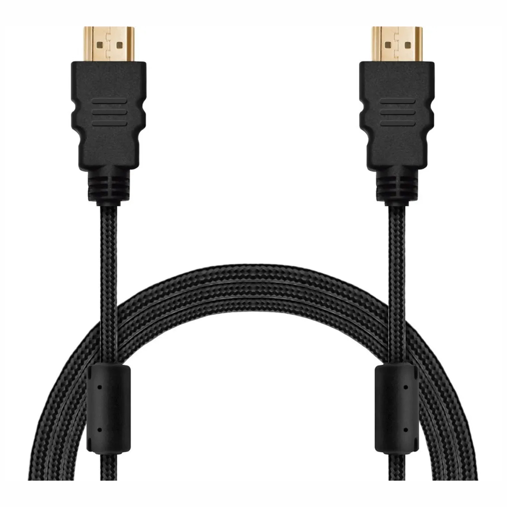 cabo hdmi, hdmi 3.0m-1.4 c, filtro nylon dex
