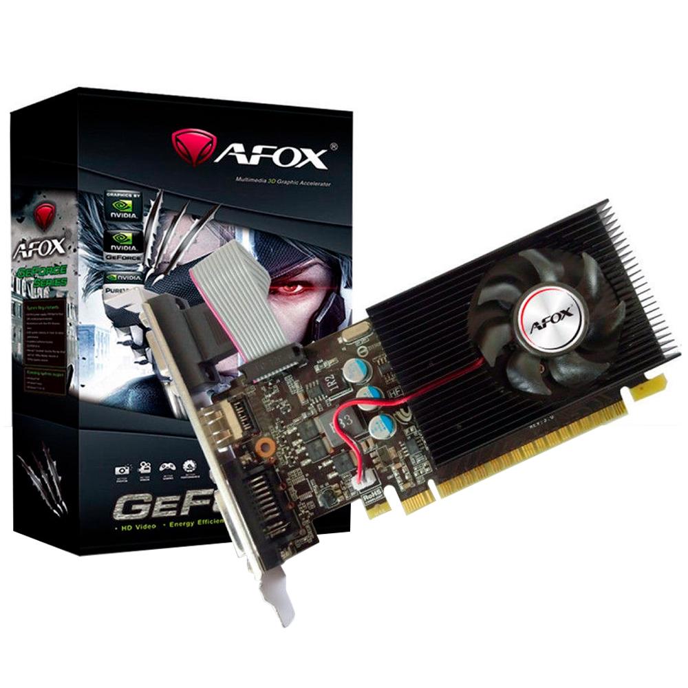 placa de video pci-e 4gb afox geforce  gt730 128bit ddr3