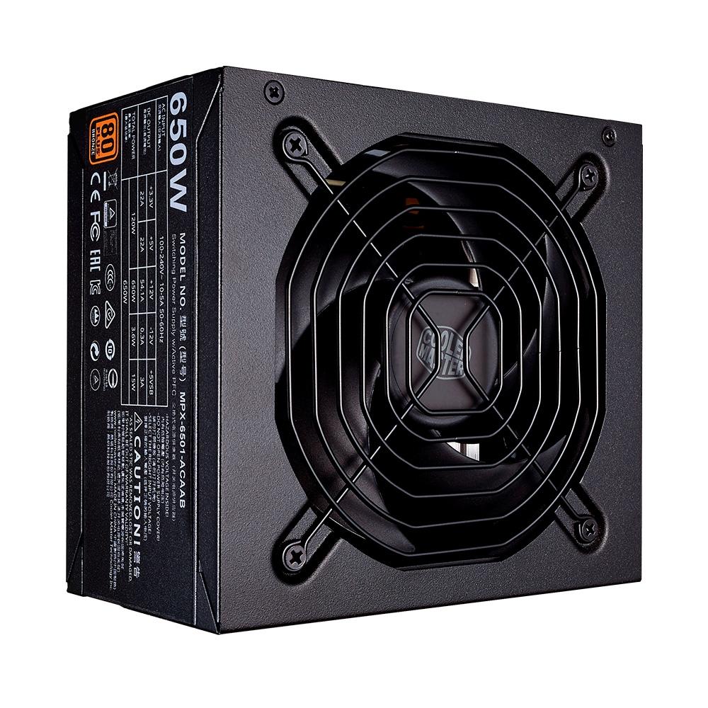 fonte 650w real c, master-mwe-650-mpe-6501-acaab-br