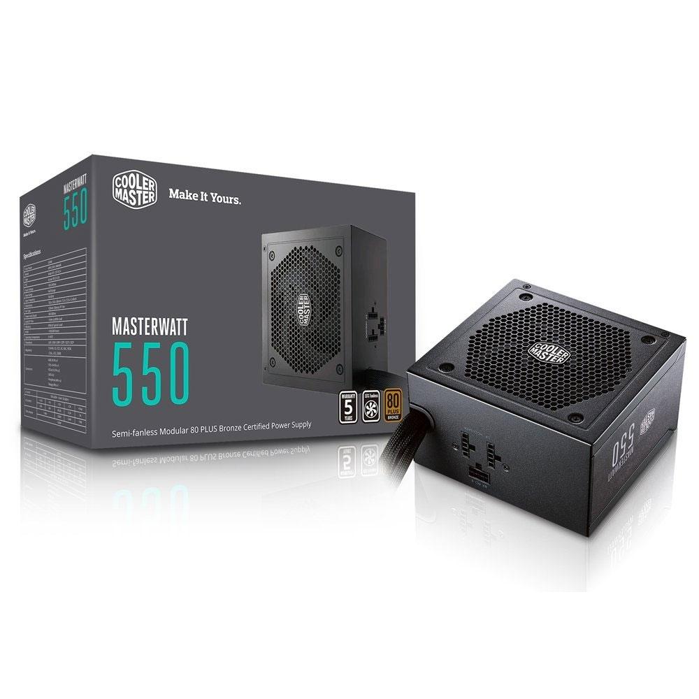 fonte 550w real c, master-mw-550-mpx-5501-amaab-w0
