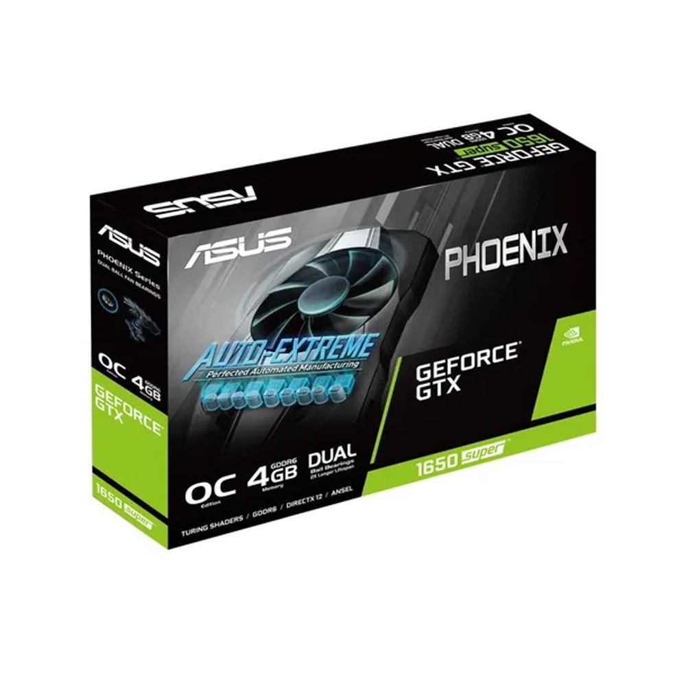vga pci-e 4gb asus geforce-1650 super 128bit gddr6