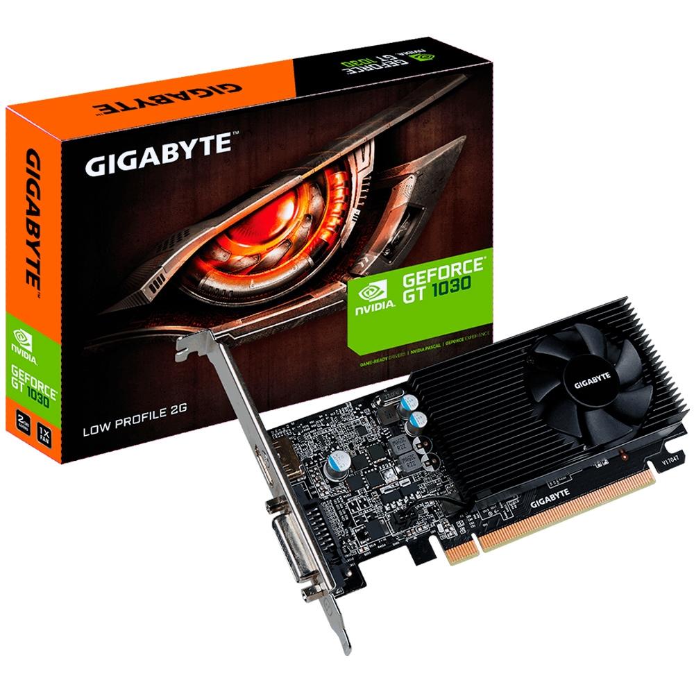 placa de video pci-e 2gb gigabyte geforce gt1030 gddr5-64 bit