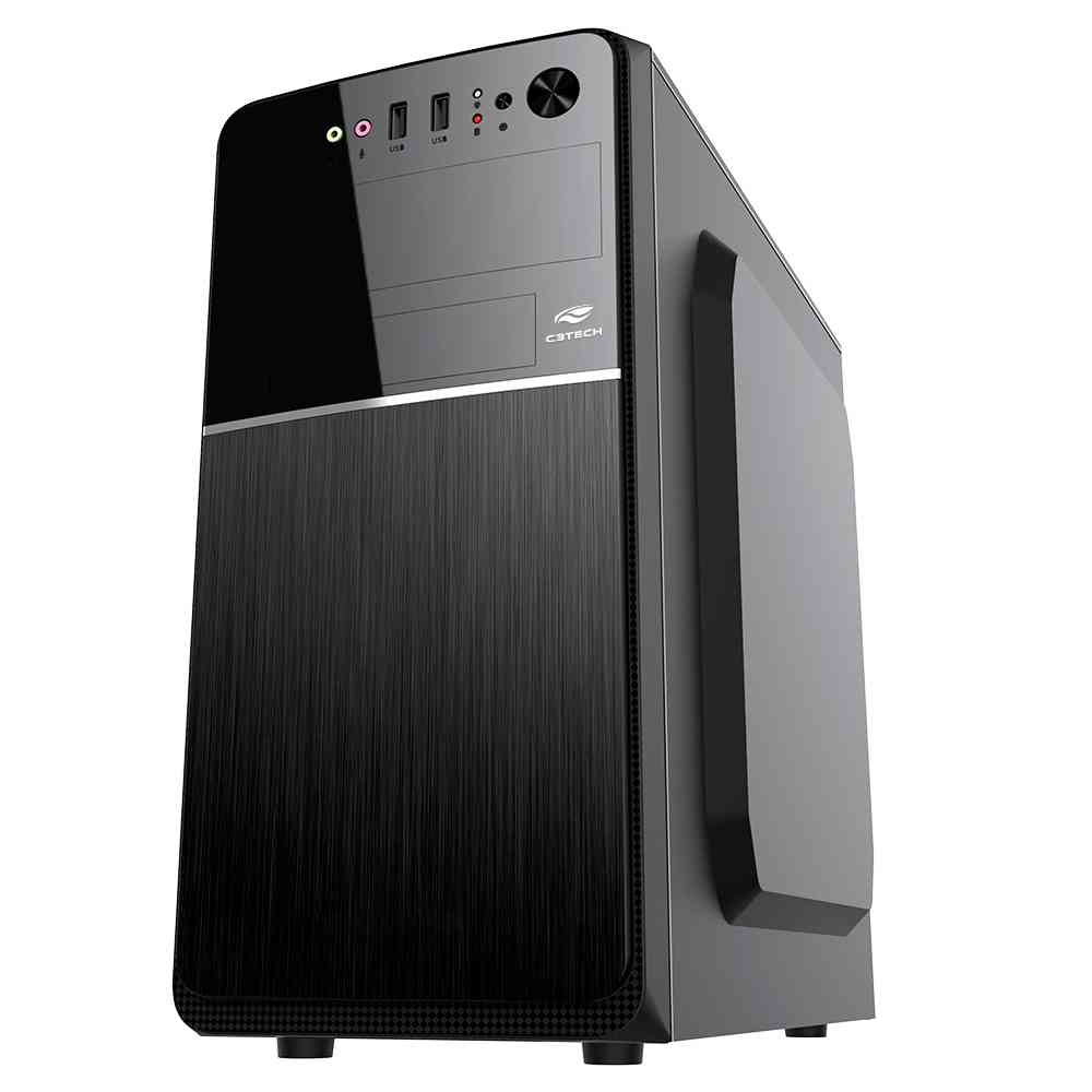 gabinete c3tech micro atx  mt-24v2bk-200w preto