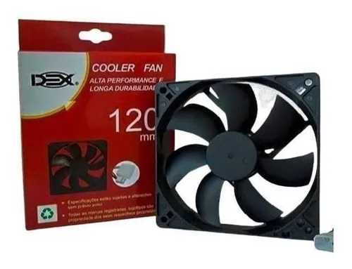 cooler p, gabinete 12x12 dx-12c preto dex
