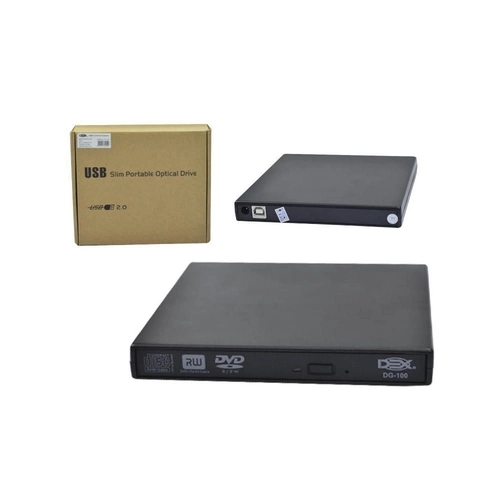 gravador de dvd ext.usb 2.0  dg-100 dex  preto