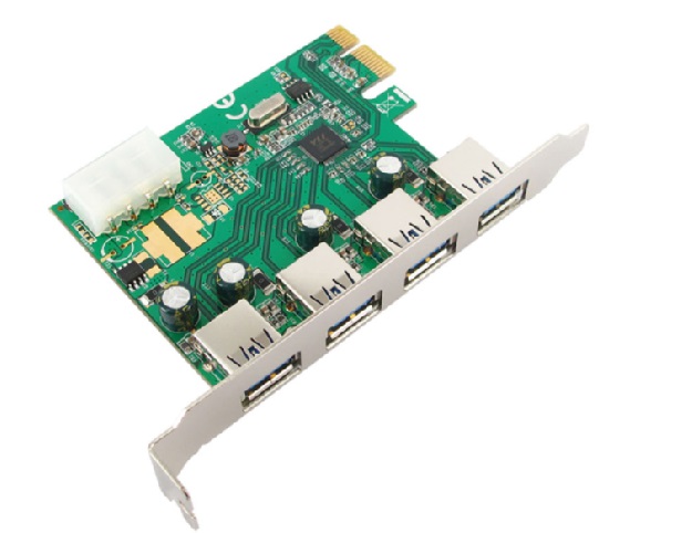 placa pci-e 4 portas usb 3.0 jc-pci 3.0 f3