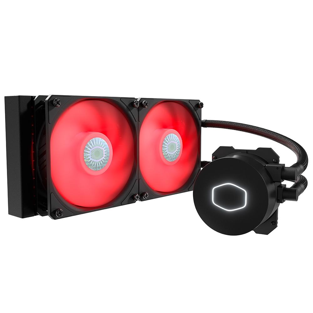 water cooler masterliquid ml240l v2 24cm led red