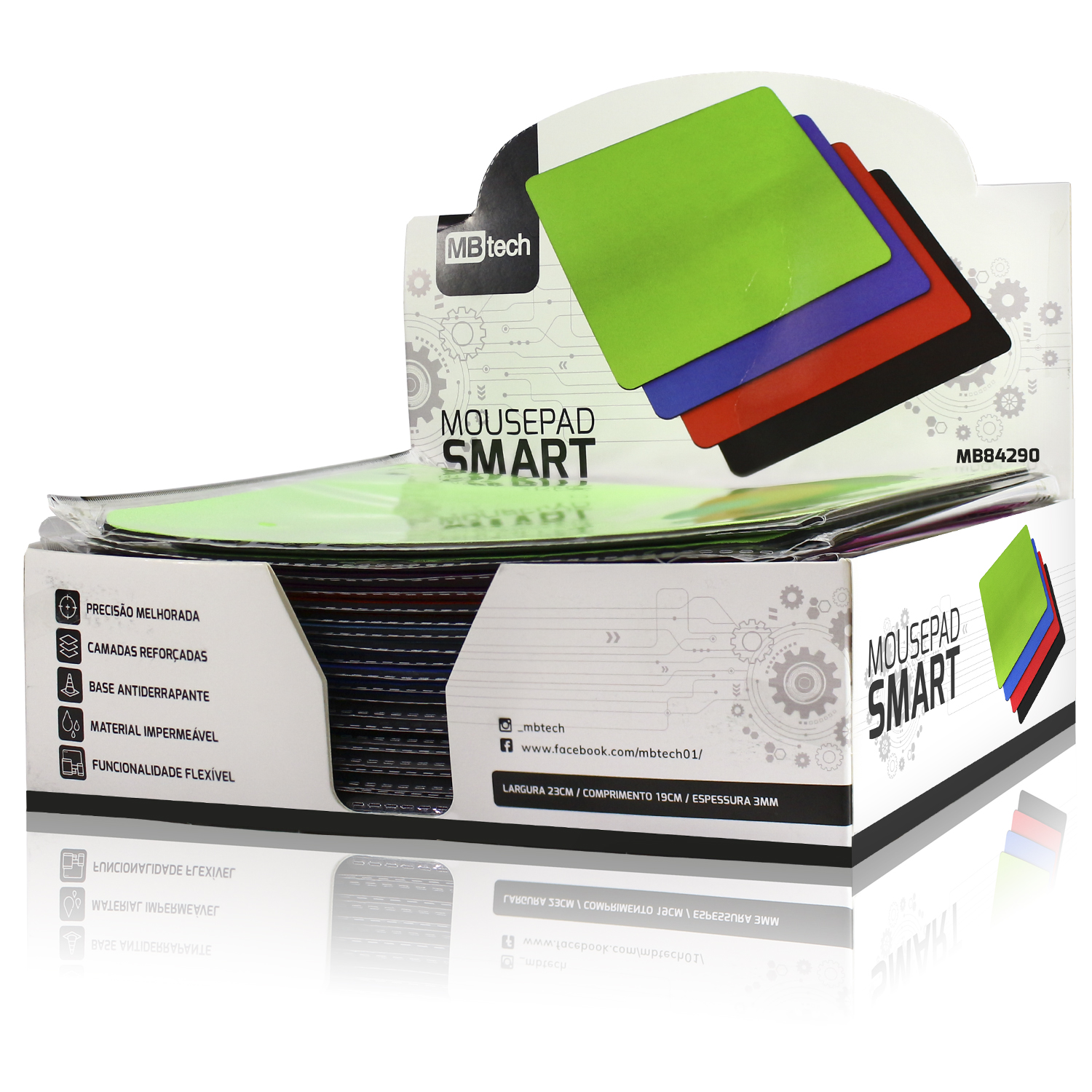 mouse pad simples smart mbtech gb54290