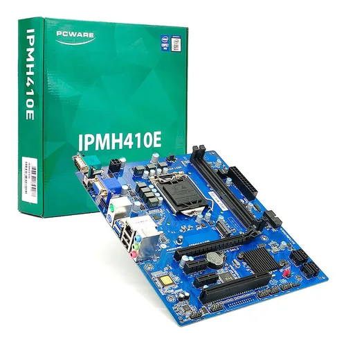 placa mae 1200 pcware ipmh410e ddr4-10 geraao
