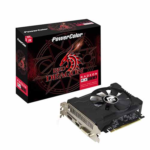 vga pci-e 4gb powercolor amd radeon rx 550 gddr5