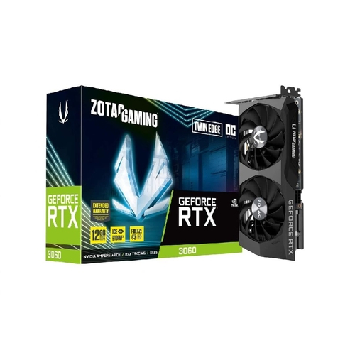 placa de video pci-e 12gb zotac geforce rtx3060 192bit gddr6x