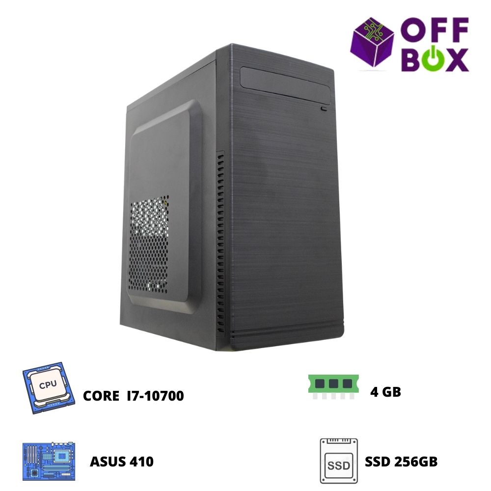desktop offbox corp i7-10700 , asus 410, 4g, ssd256gb