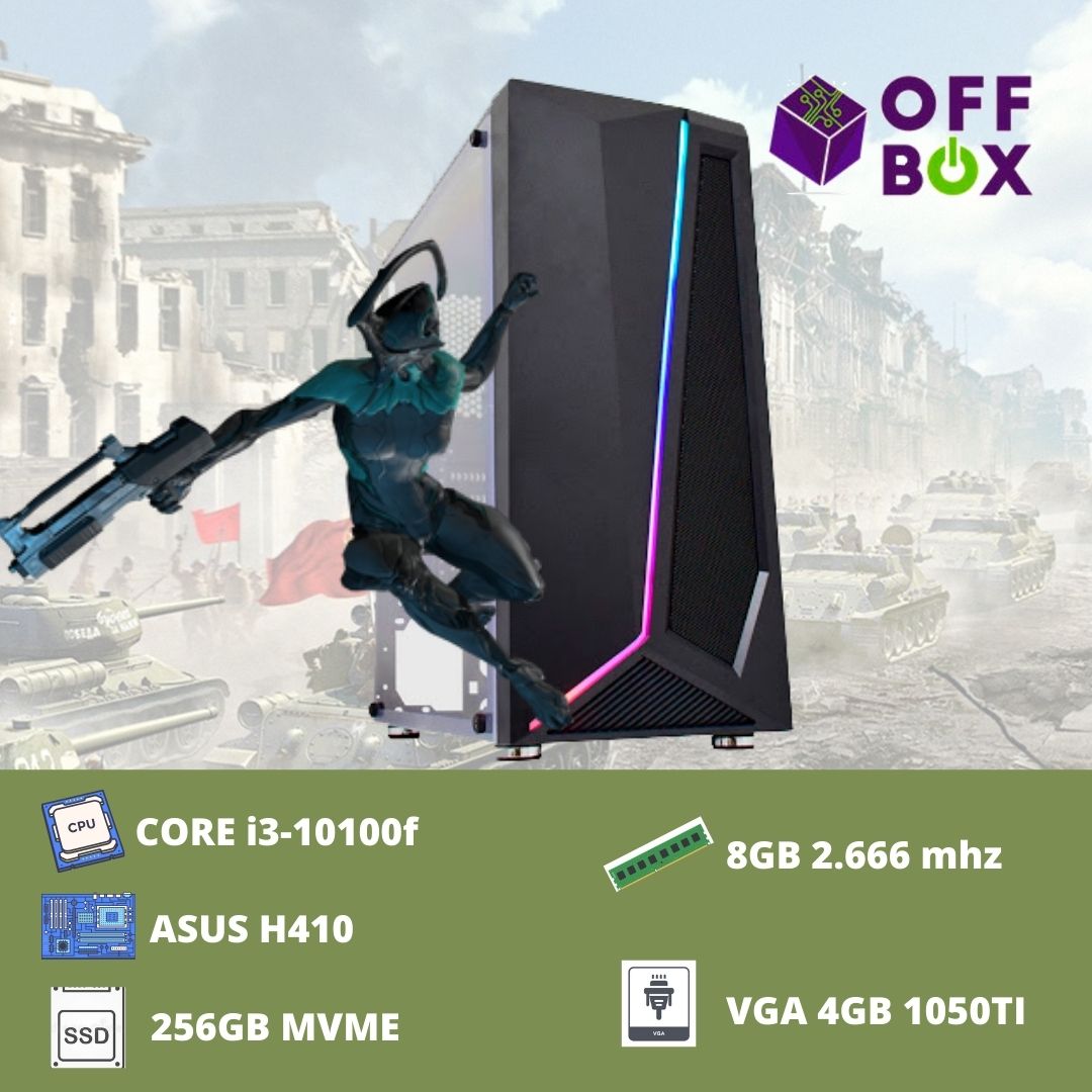 desktop offbox gamer i3-10100f