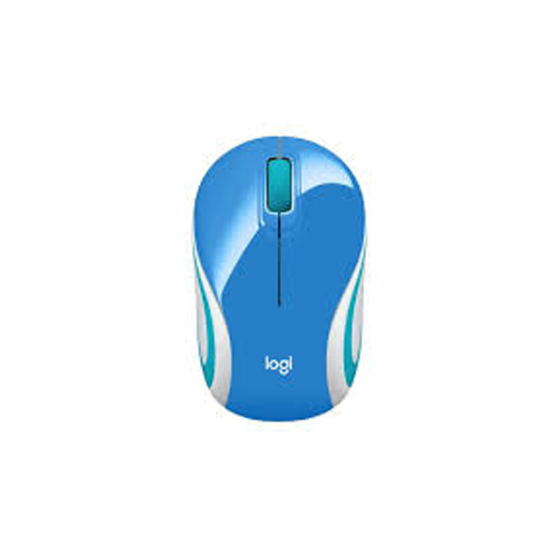mouse wireless m 187 azul logitech