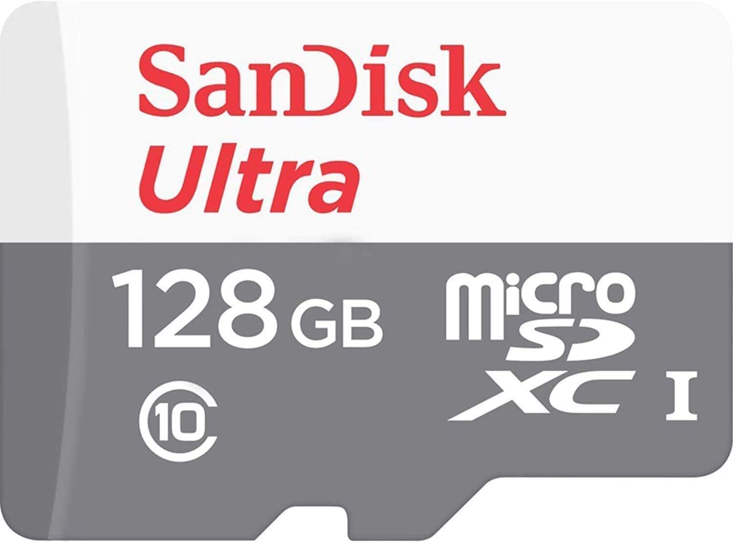 micro sd c, adaptador 128gb ultra cl10 sandisk