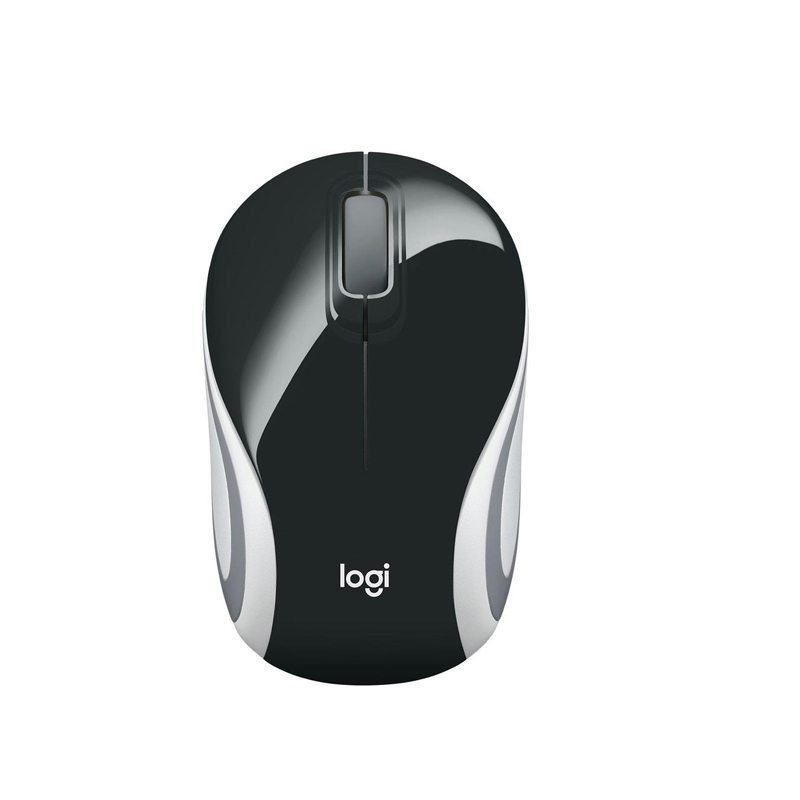 mouse wireless m187  logitech branco e preto