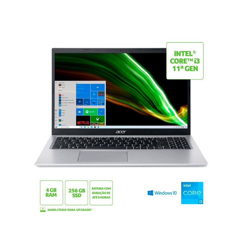 notebook acer aspire5-a515-56-327t core i3 1115g4
